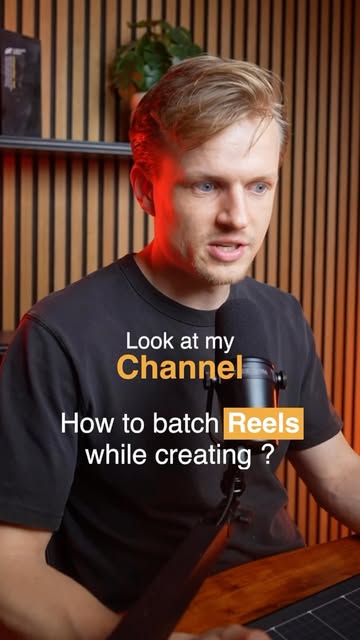 Reel about batching reels